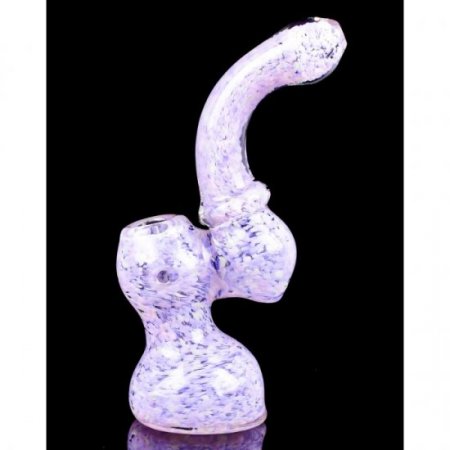 Pink Slurpee - 7" Fritted Work Sherlock Bubbler - Purple New