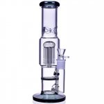 Rocket Pod - 12" Straight Tree to Honeycomb Perc Bong New