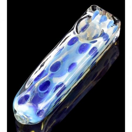 3.75" Brick Shaped Extra Heavy Triangled Glass Spoon Hand Pipe New