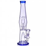 Magic Lamp - 14" Showerhead Perc Bong - Blue New