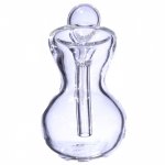 Retro Angled Ashcatcher - 14mm - Clear New