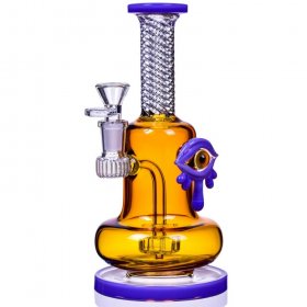 Mad Eye! - 9" Showerhead Cylinder Vase Bong New