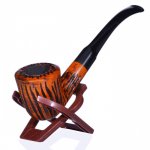 6" Hand Carved wooden pipe Light Maple Finish New