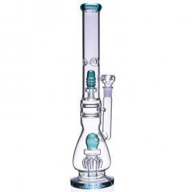 20" Inch Sprinkler Perc to Matrix Perc Bong Glass Water Pipe - 14mm Male Dry Herb Bowl Assorted Colors New
