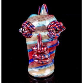 The Easter Moai - 10" Stone Face Hammer Bubbler New