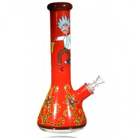 Best Buds Rick and Morty Beaker Bottom Bong with 3D Artwork Drastic Low price!! New