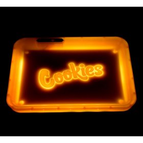 GLOWTRAY X COOKIES LED ROLLING TRAY - Yellow New
