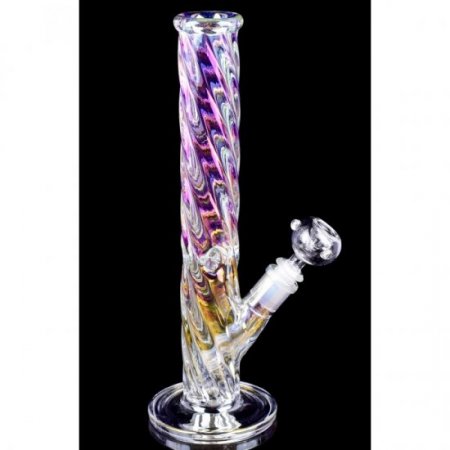 Smoker's Tornado - 13" Chameleon Thick Heavy Straight Cylinder Base Bong New