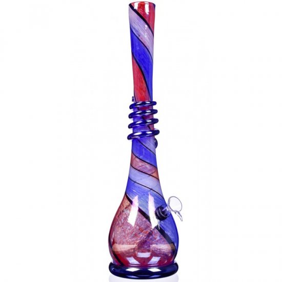 Hot Salsa - 17\" Drip Designed Long Neck Bottled Tobacco Bong Water Pipe New