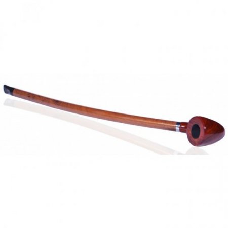 16" Grand Churchwarden Gandalf Wooden Pipe - Light Cherry New