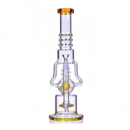 Rodimus Prime - 17" Sprinkler Perc to Coil Perc 4-Arm Recycler Bong New