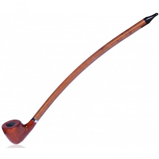 16\" Grand Churchwarden Gandalf Wooden Pipe - Light Cherry New