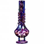 Smokeformer - 11" Iridescent Chameleon Wire Wrap Bong New