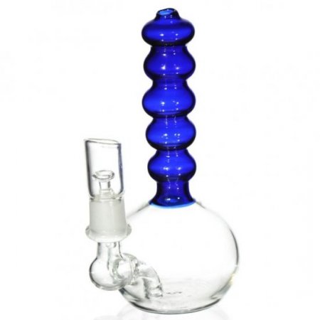 Candle Light Smoke Mini Bong Oil Dab Rig with Oil Dome and Nail and Dry Herb Bowl - Assorted Colors New