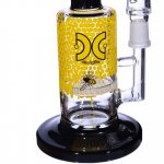 The Killer Comb - 10 " Honeycomb Dab Rig with Percolator And 14mm Matching Bowl New