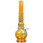 18" Flying Cobra Glass Wrap around Designed Tobacco Bong Water Pipe New