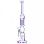 16" Inch Large Sprinkler to Tree Perc Bong Glass Water Pipe - 14mm Male Dry Herb Bowl - Pink New