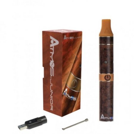 Atmos Junior Wax Vaporizer Kit - Burl Wood New