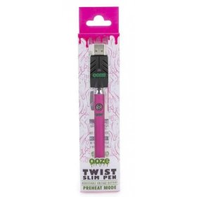 OOZE SLIM TOUCHLESS 280mAh BATTERY WITH USB CHARGER - Pink New