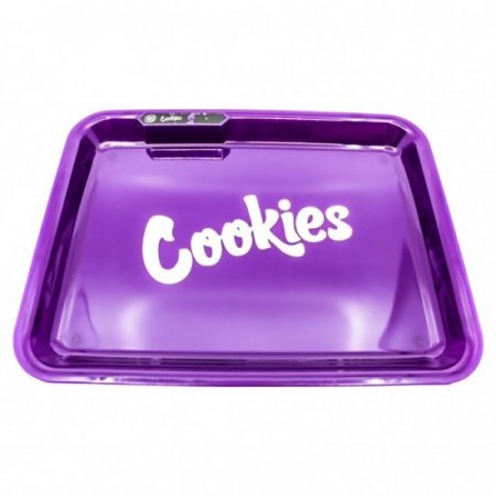 GLOWTRAY X COOKIES LED ROLLING TRAY - PURPLE New