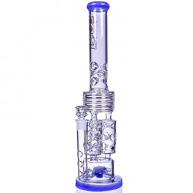 Emerald Bong - Lookah? Premium Series 20" Sprinkler Perc Bong - Jade Blue New