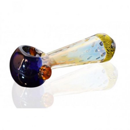 4" Honeycomb Stem Blue Head - Fumed New