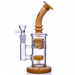 Faberge egg Dab Rig with Circ Perk Shower Head - Gold New