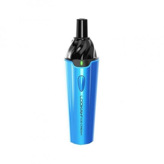 Fire - Lookah? - Ice Cream - Dry Herb Vaporizer Pen - Blue New