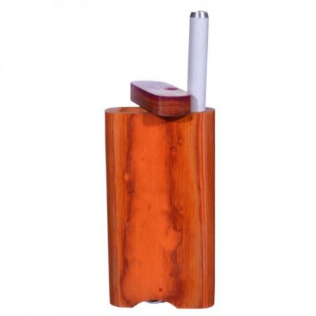 Large Wooden Dugout - Includes Poker and Metal Cig Pipe New