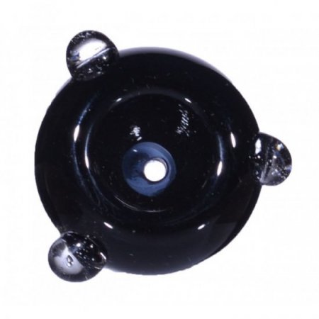 19mm Dry Male Bowl With Accent - Dry Herb-Black New