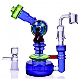 Smoke Rig - 7" Sidecar Bong/Dab Rig New