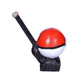 6" Character Wooden pipes - Pokeball New