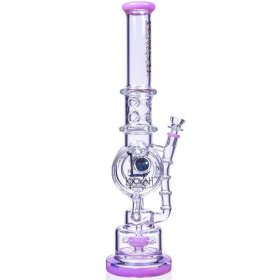 Smoke Reviver - Lookah? - 18" Coil Perc To Sprinkler Perc Bong - Pink New