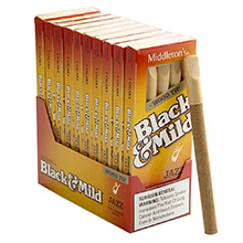 Black and Mild Jazz Wood Tip Cigars 10 5pks