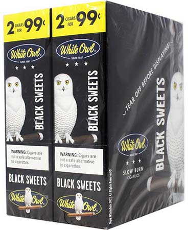 White Owl Cigarillos Black 30ct