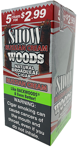 Show Woods Russian Cream Cigars 8 5pks