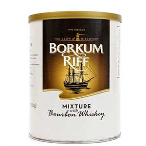 Borkum Riff Bourbon Whiskey Pipe Tobacco 7oz Can