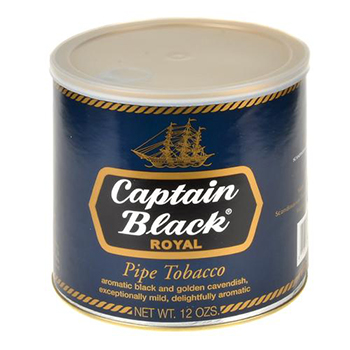 Captain Black Pipe Tobacco Royal 12oz Can