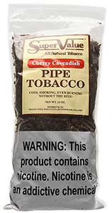 Super Value Cherry Cavendish Pipe Tobacco 12oz Bag