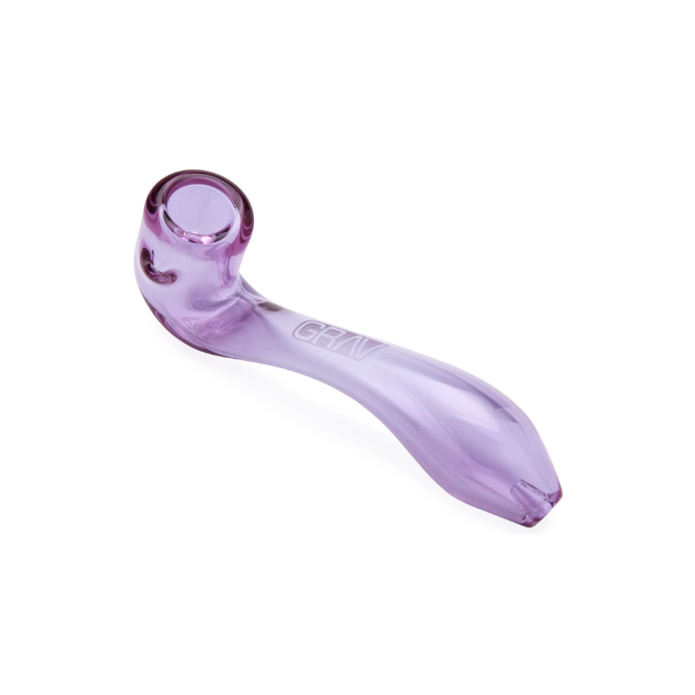 Grav? - Mini Classic Sherlock Hand Pipe - Lavender New
